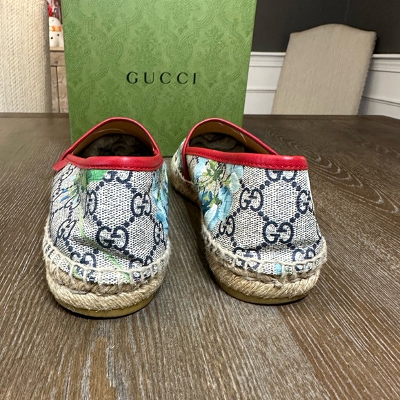 GUCCI Espadrilles - Blue Floral Print - Picture 3 of 10